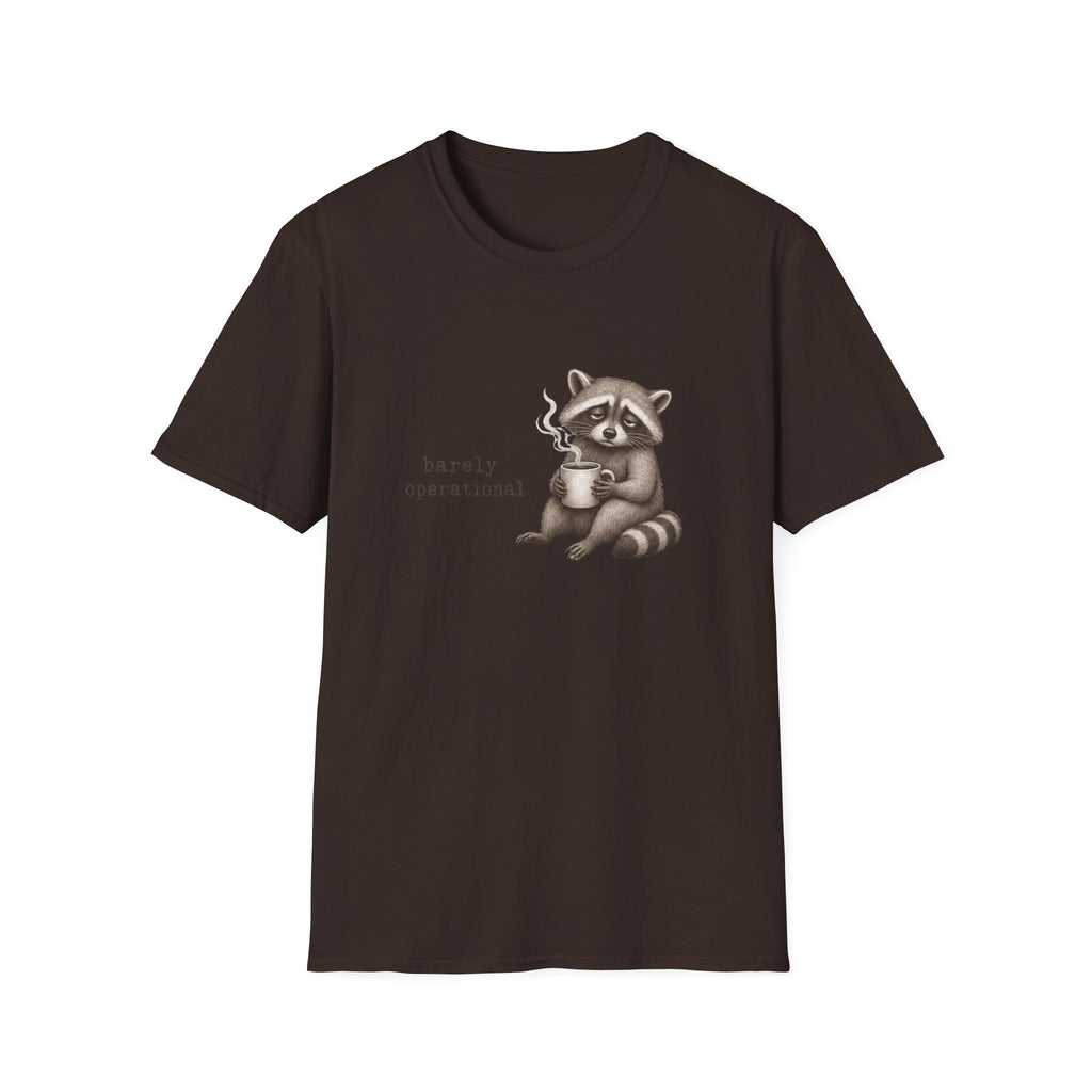 Barely Operational Raccoon T-Shirt