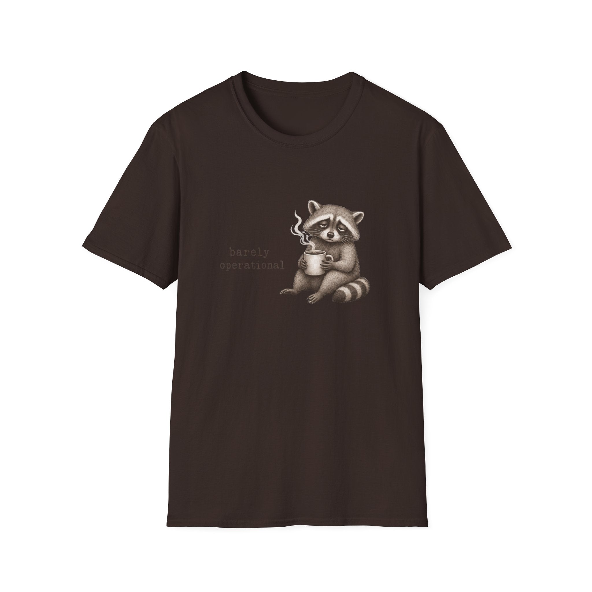 Barely Operational Raccoon T-Shirt