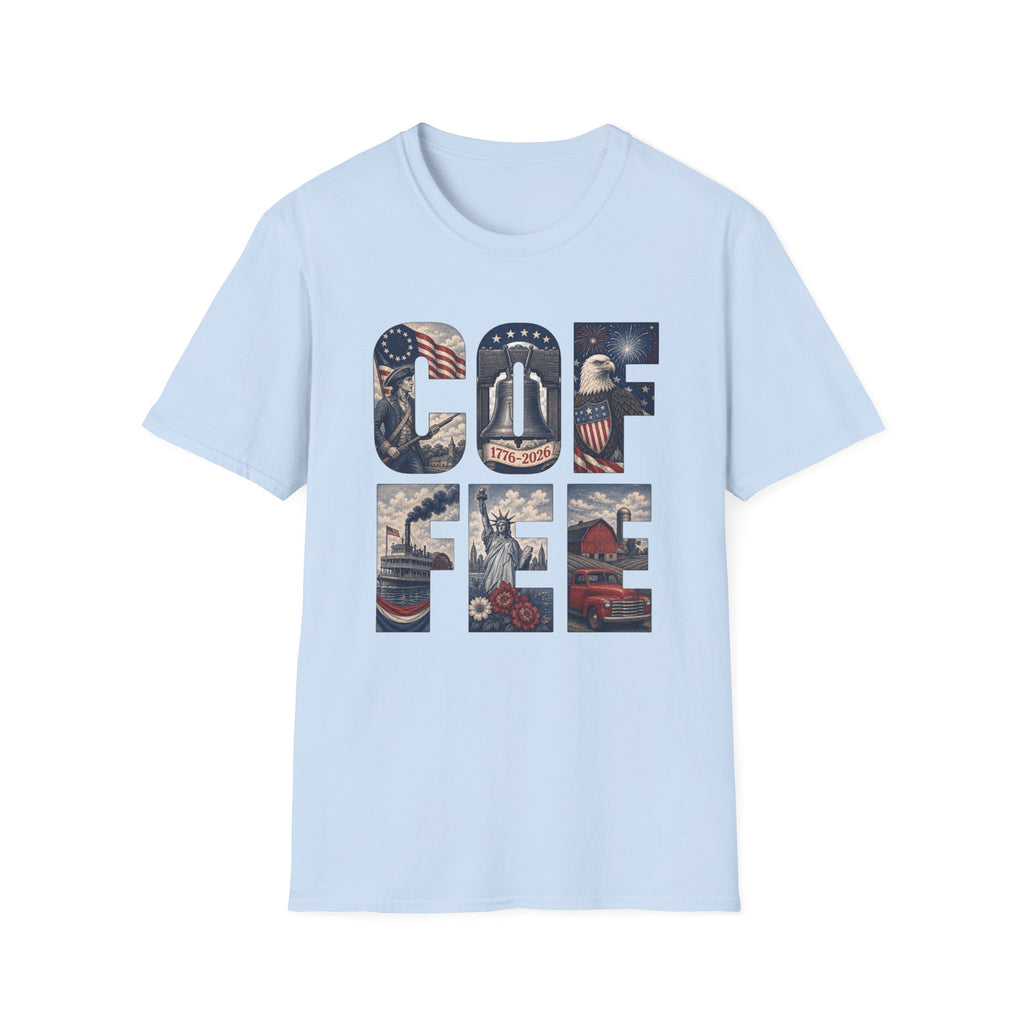 Coffee Patriotic USA T‑Shirt