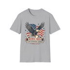 Born Free, Caffeinated Always Patriotic T‑Shirt