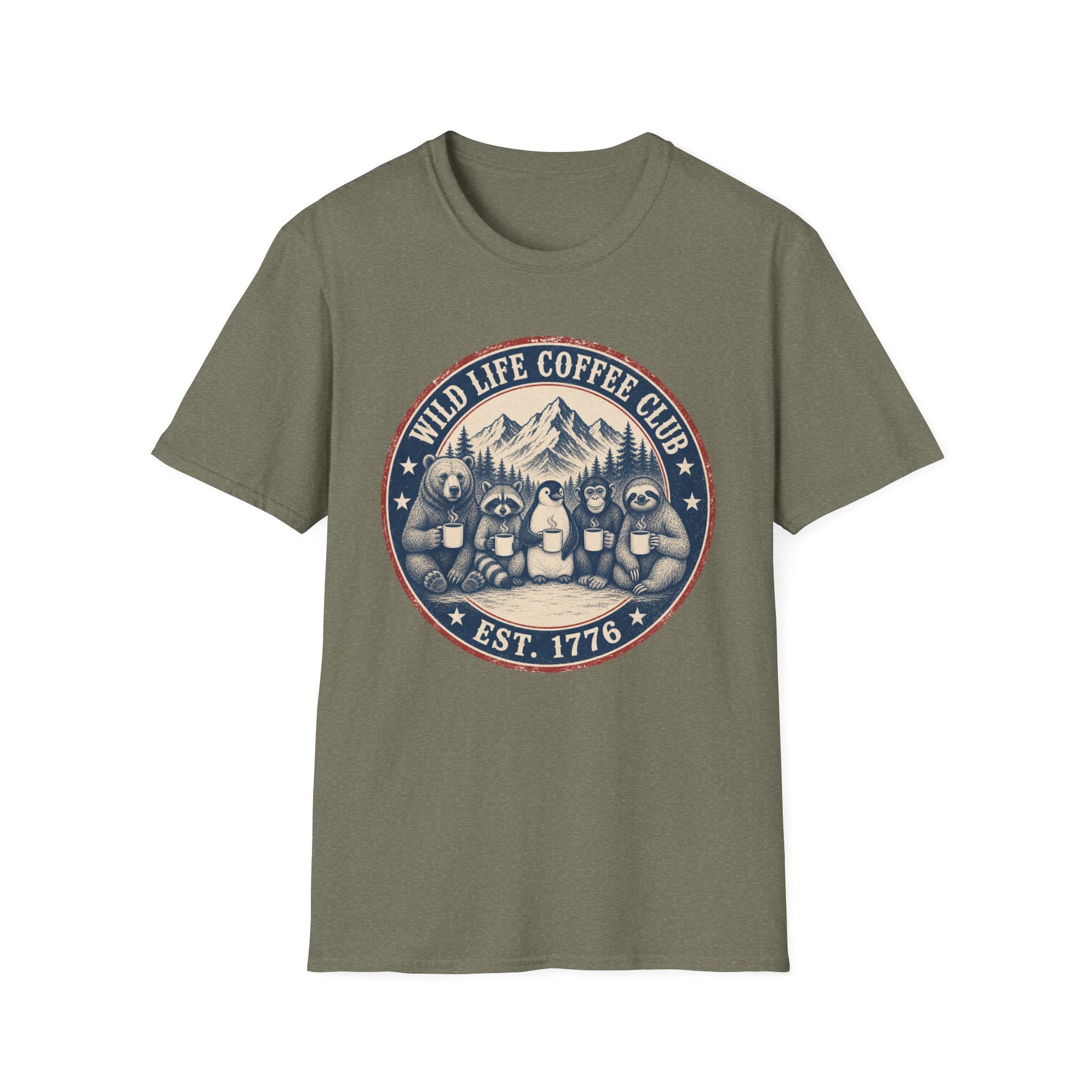 Wild Life Coffee Club 1776 T-Shirt