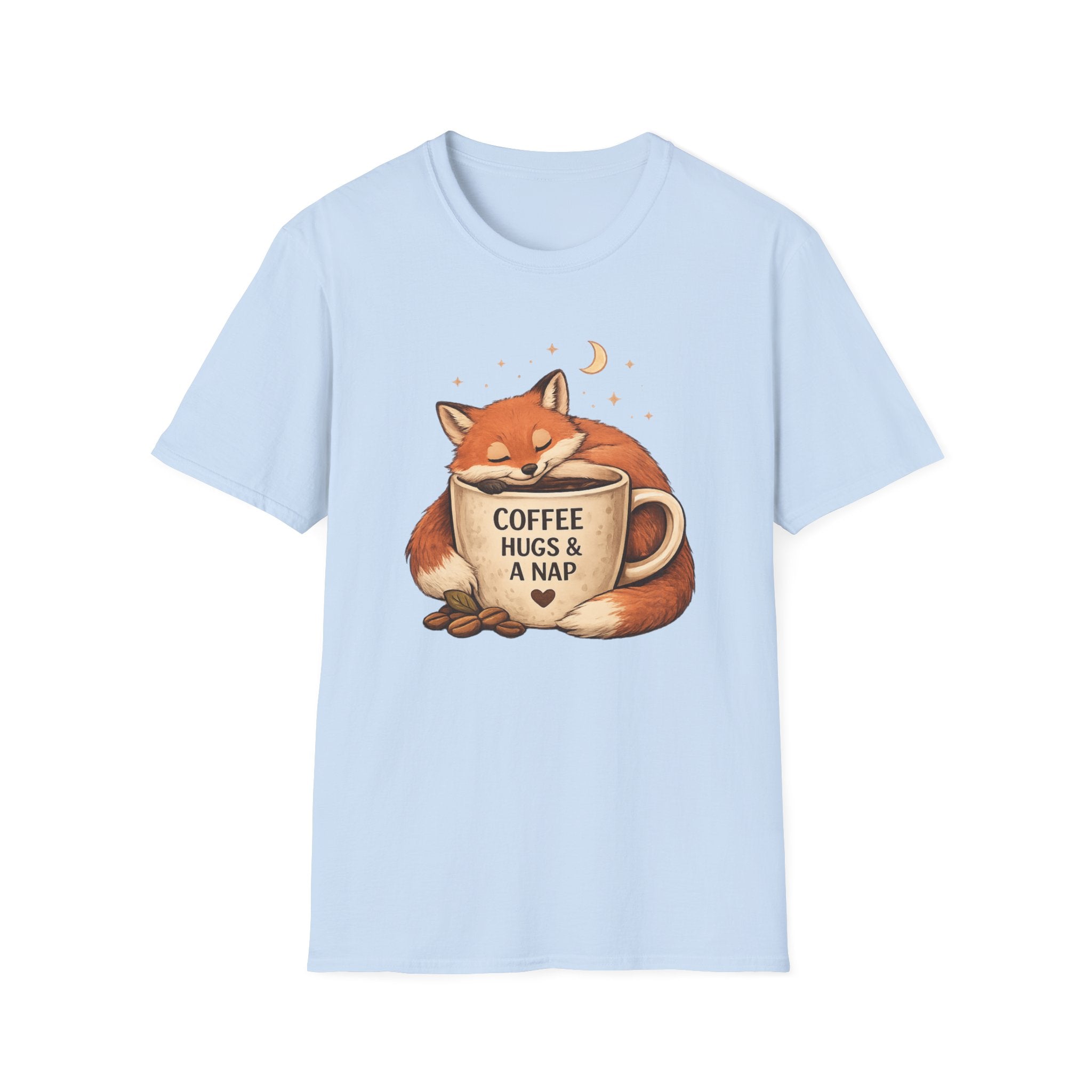 Coffee, Hugs & Nap Fox T-Shirt
