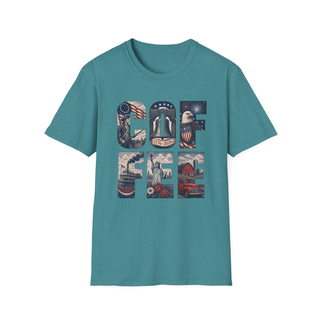 Coffee Patriotic USA T‑Shirt