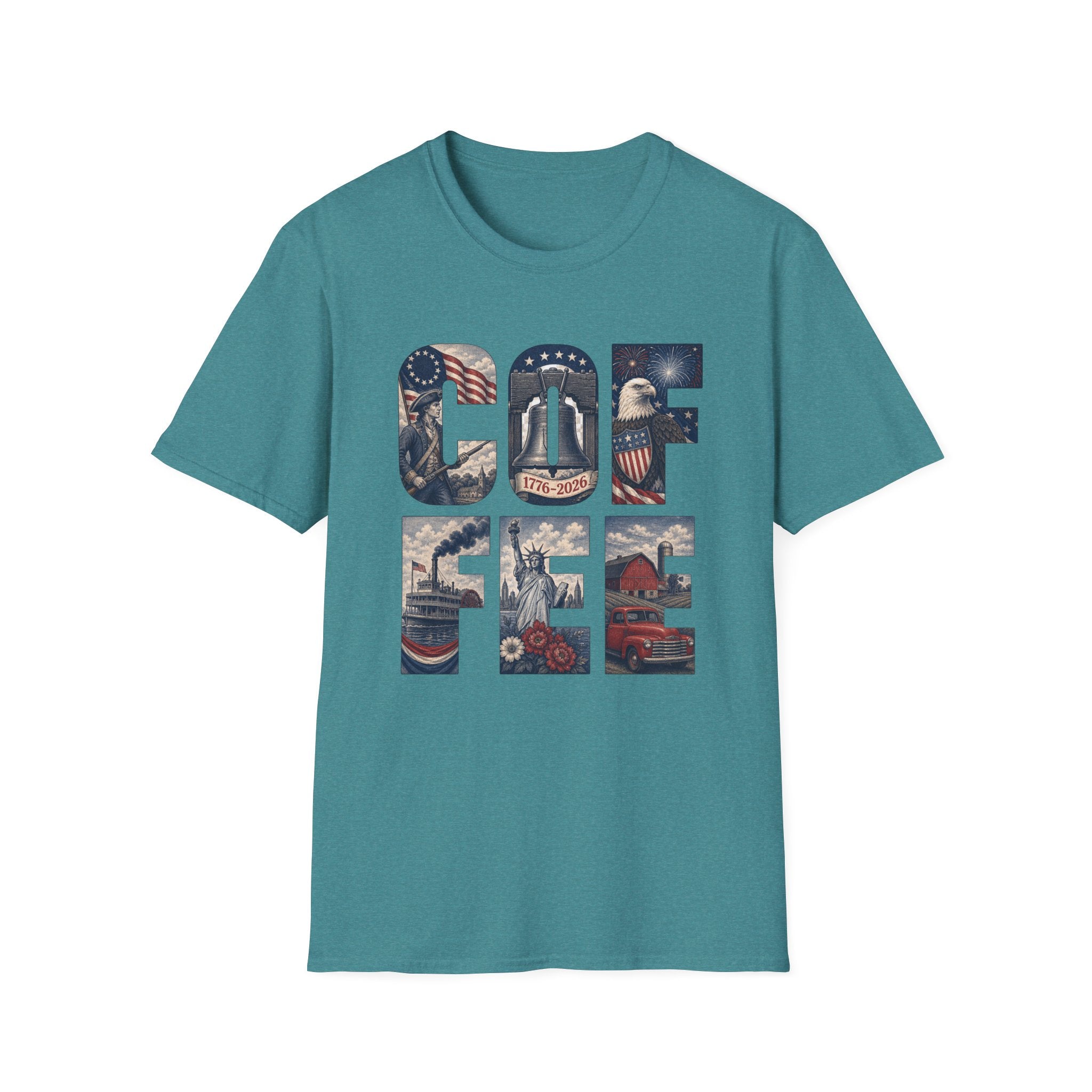 Coffee Patriotic USA T‑Shirt