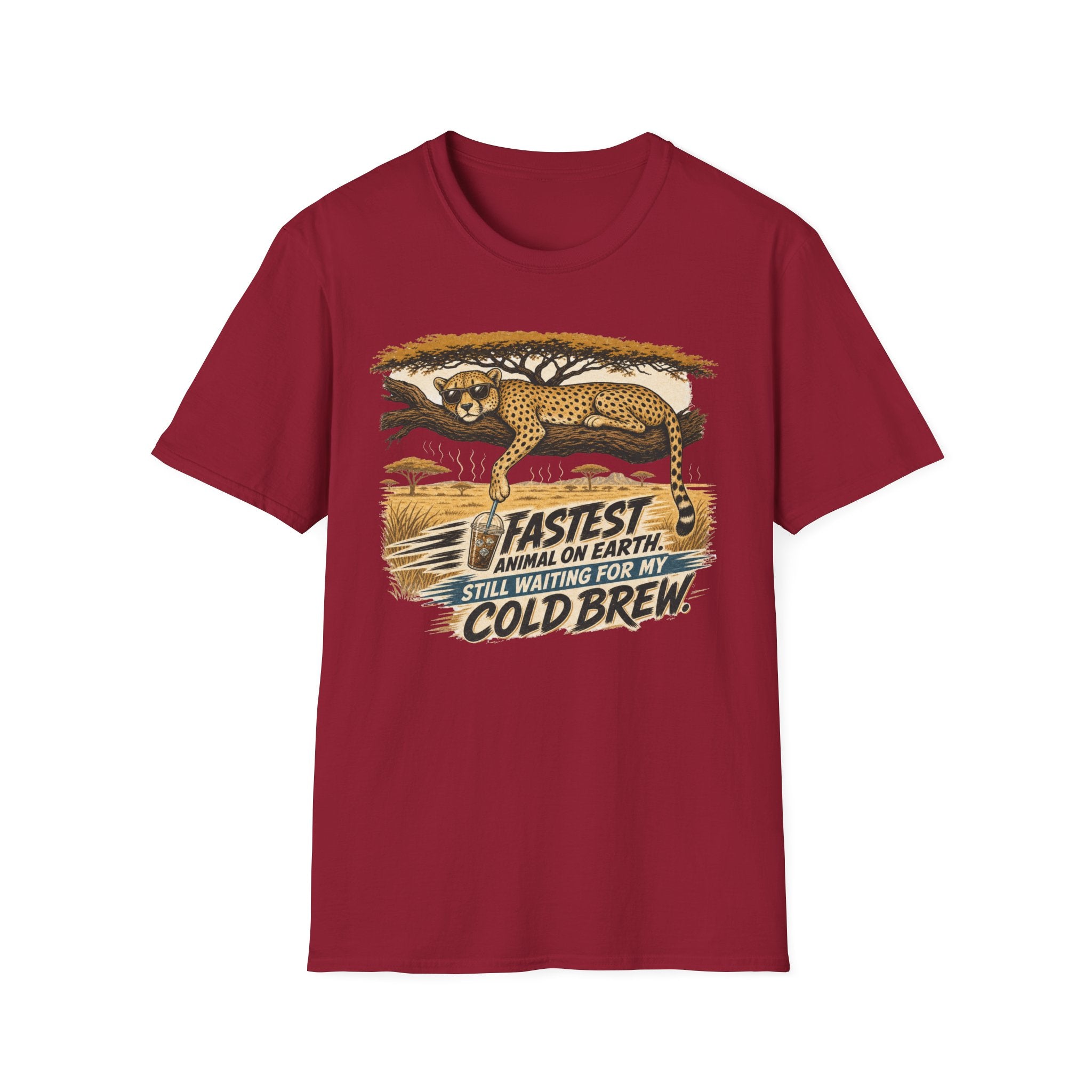 Cheetah Coffee T-shirt