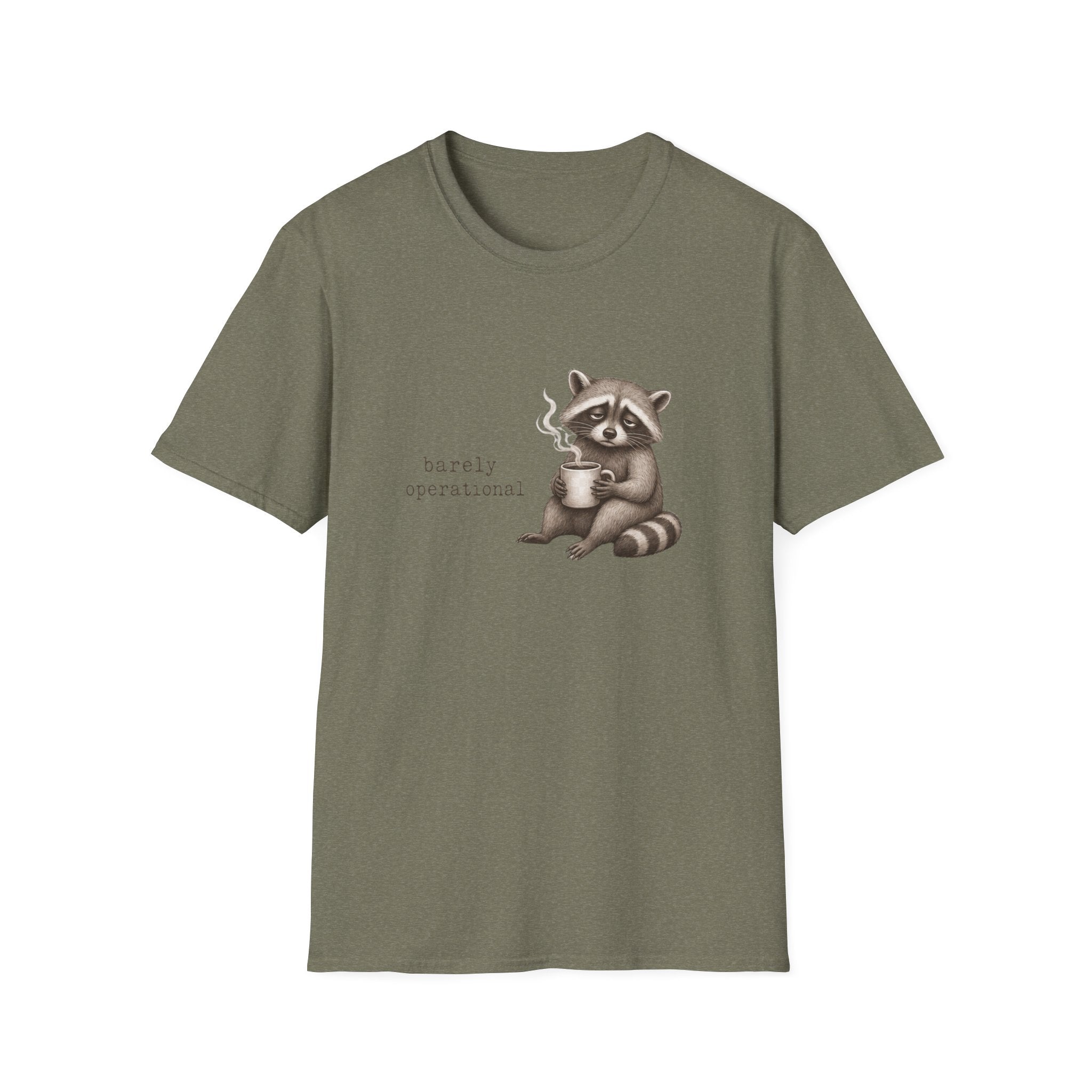 Barely Operational Raccoon T-Shirt