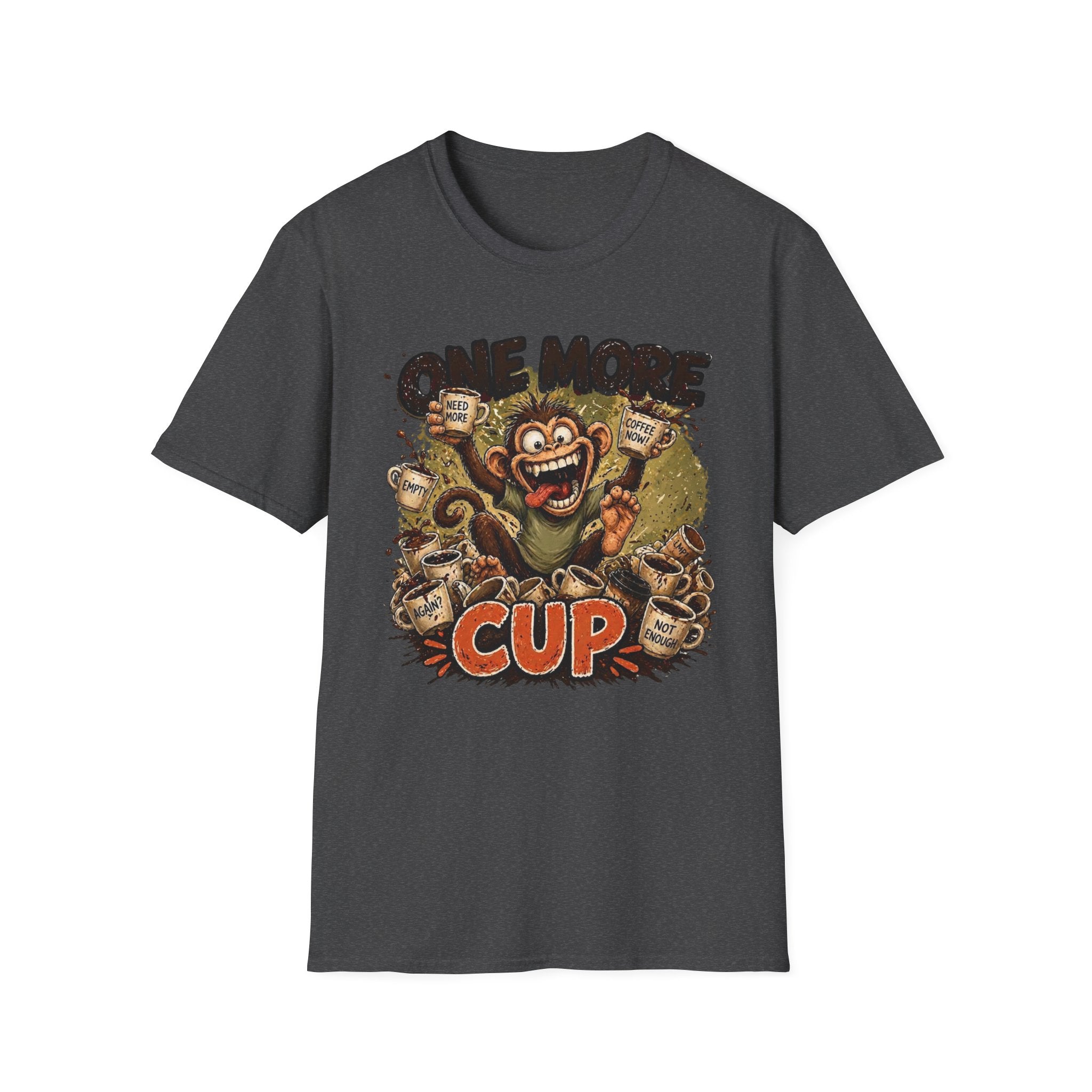 One More Cup Monkey T-Shirt