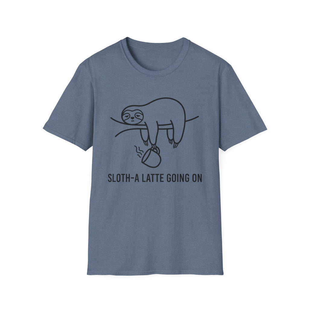 Sloth-A Latte Going On T-Shirt