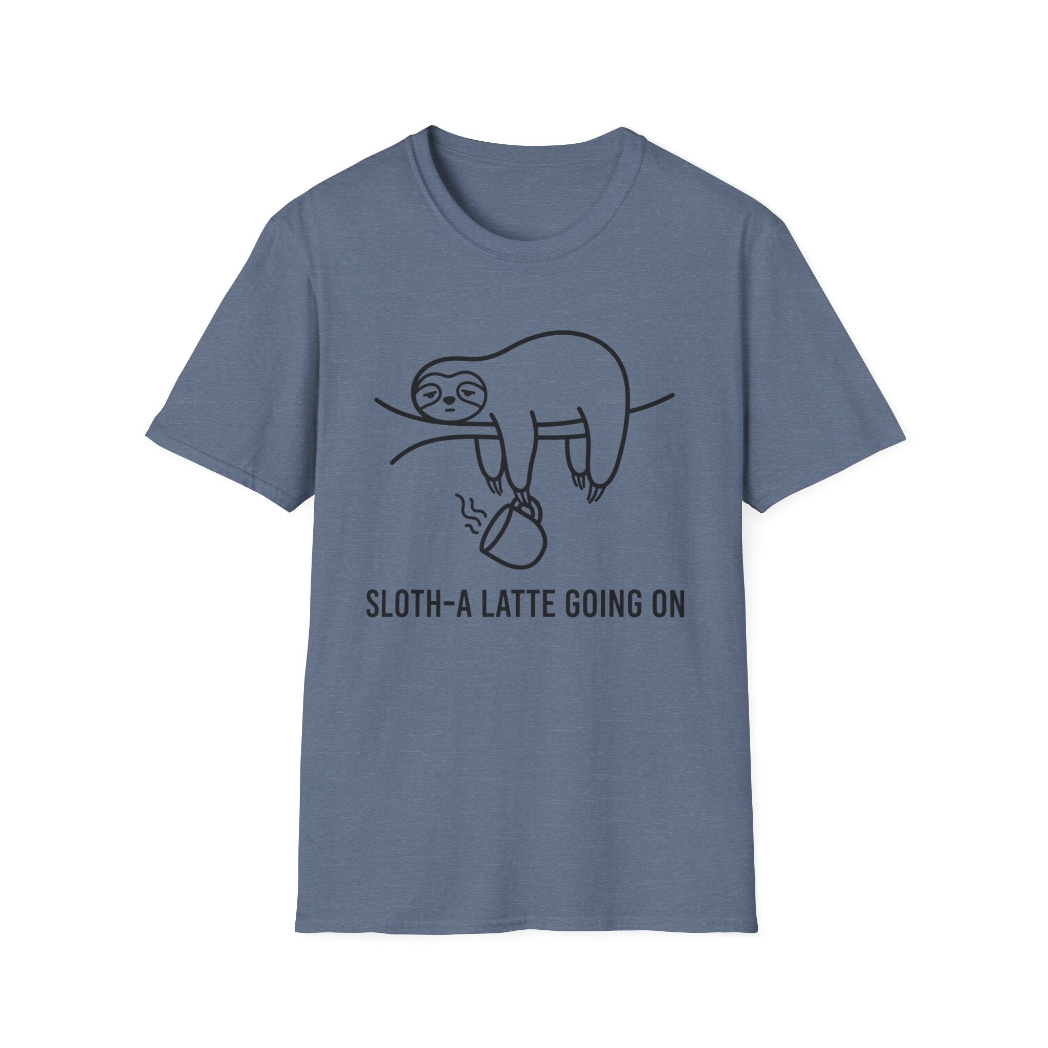 Sloth-A Latte Going On T-Shirt