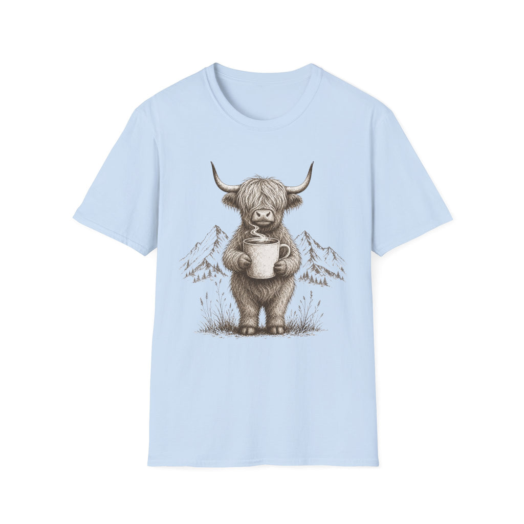 Highland Cow Coffee T-Shirt