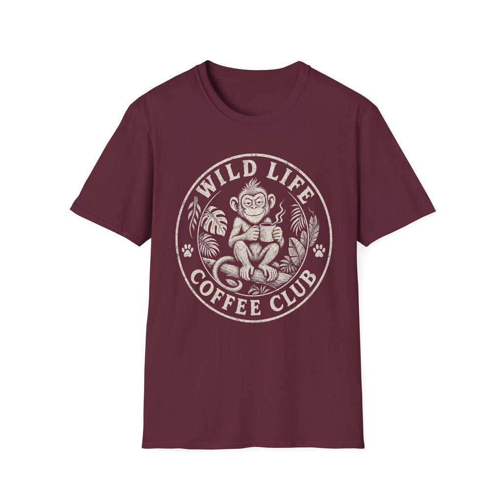 Wild Life Coffee Monkey T-Shirt