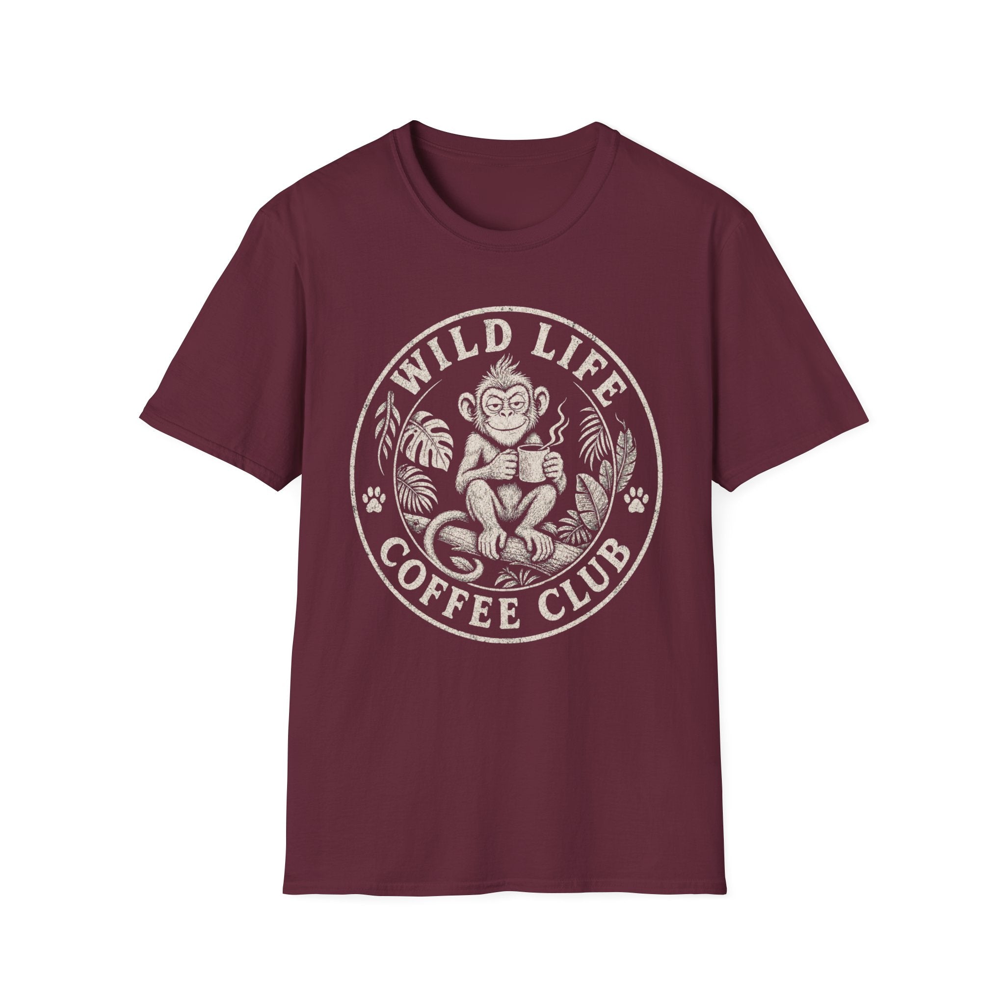 Wild Life Coffee Monkey T-Shirt