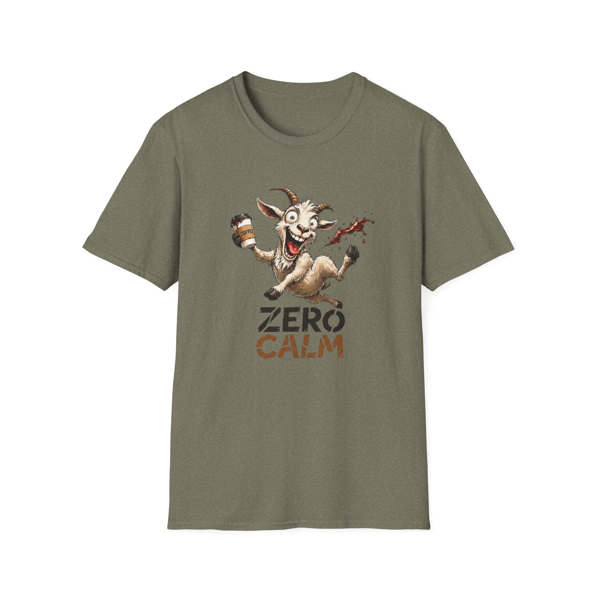 'Zero Calm' Goat T‑Shirt