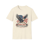 Born Free, Caffeinated Always Patriotic T‑Shirt