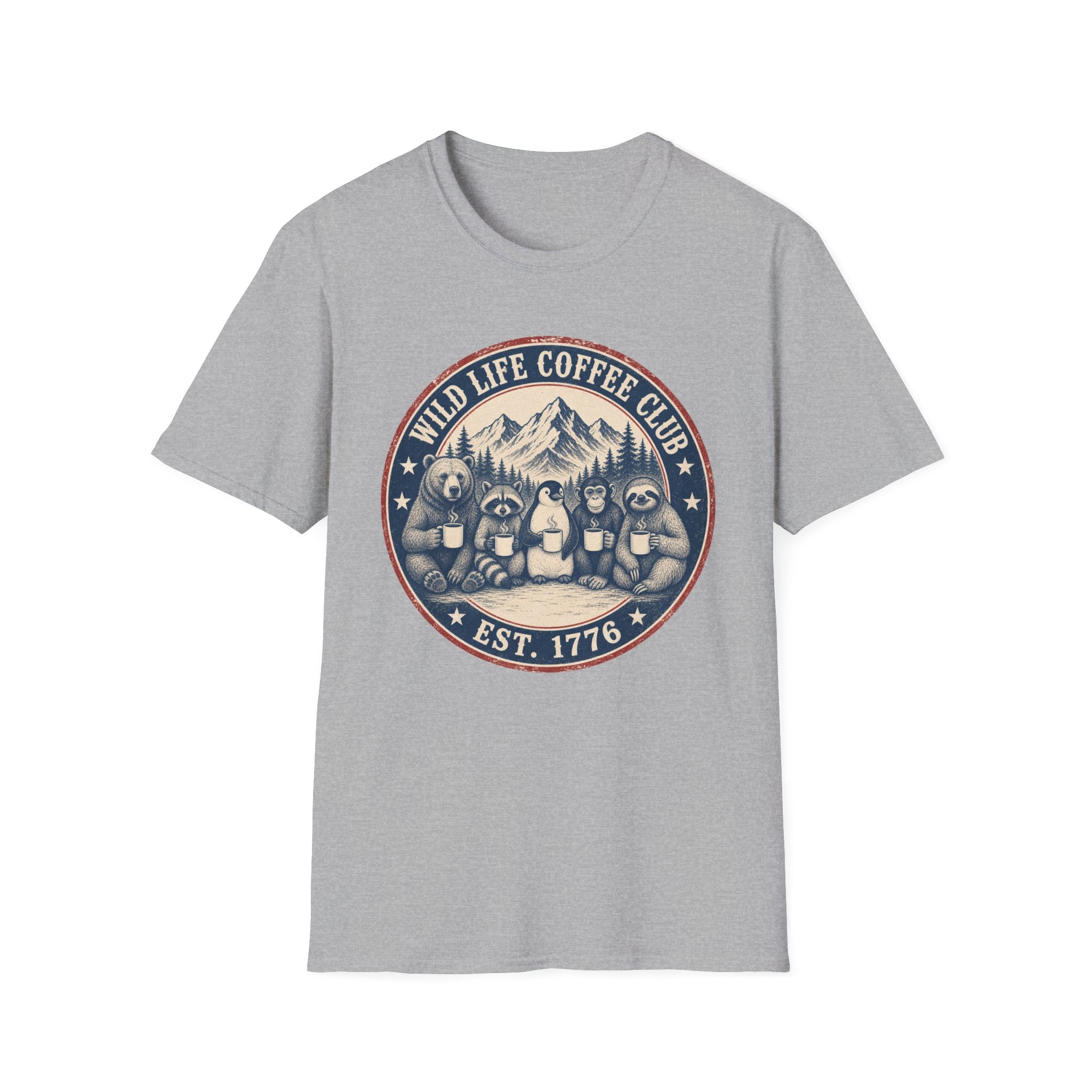 Wild Life Coffee Club 1776 T-Shirt