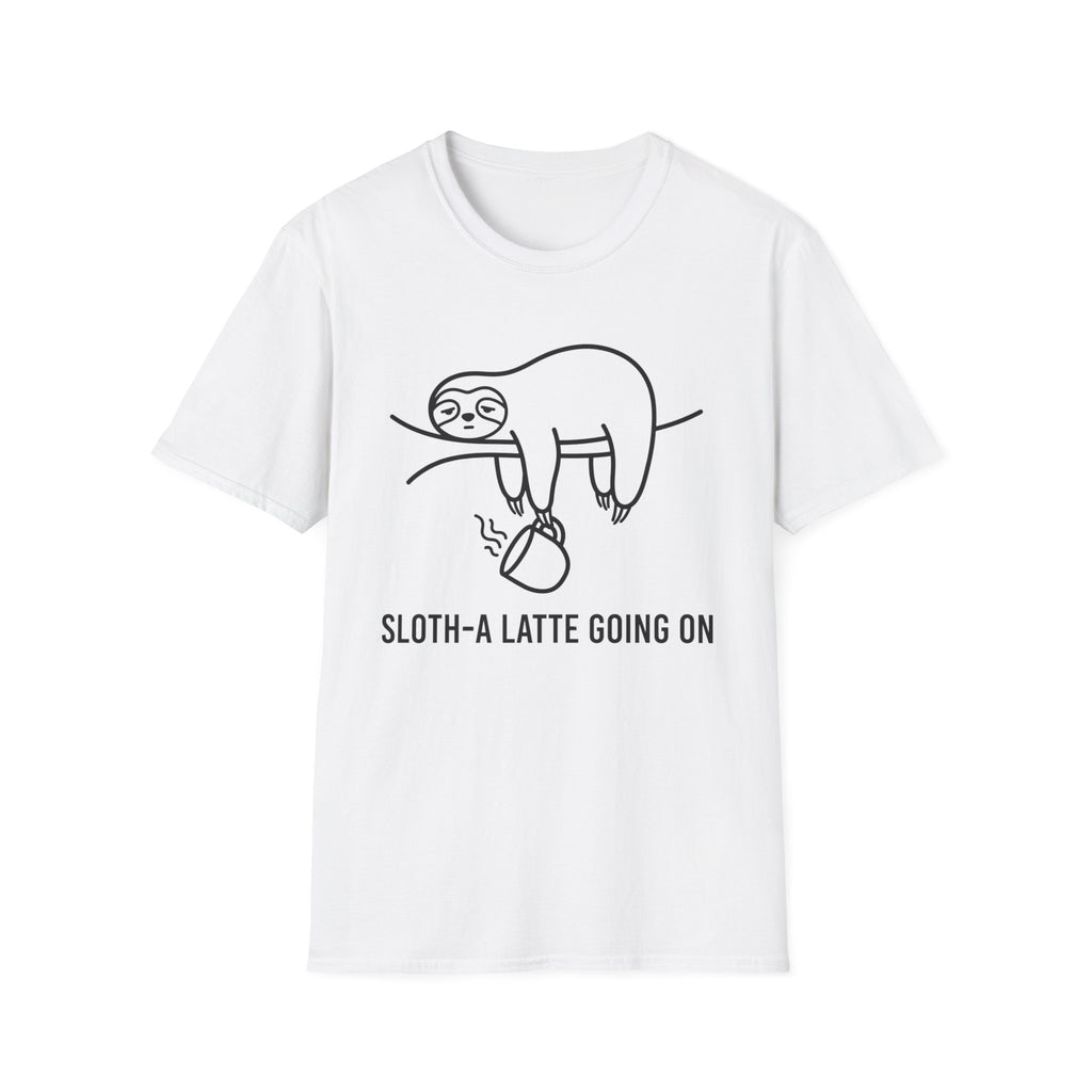 Sloth-A Latte Going On T-Shirt