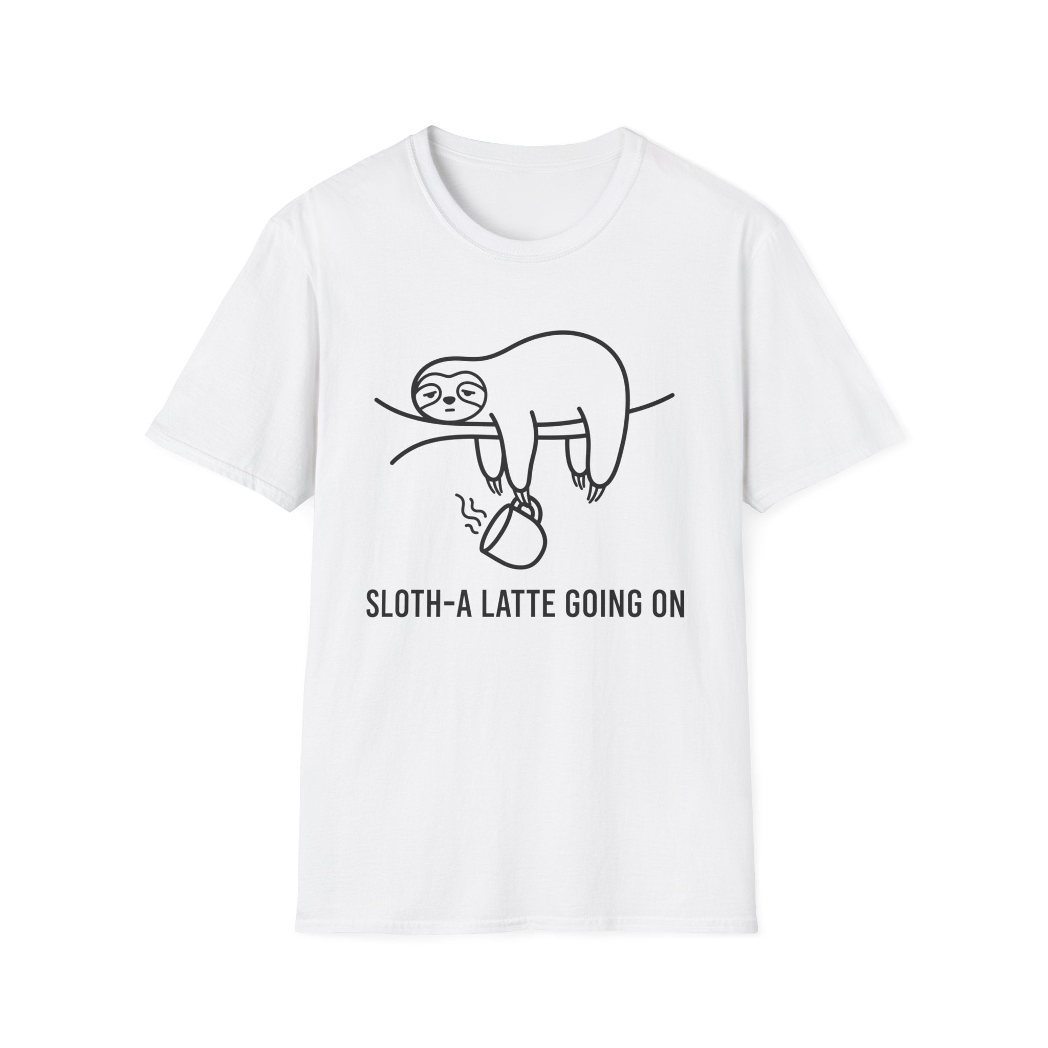 Sloth-A Latte Going On T-Shirt
