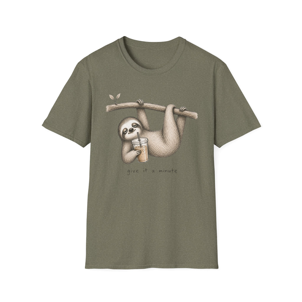 Sloth “Give It A Minute” T‑Shirt