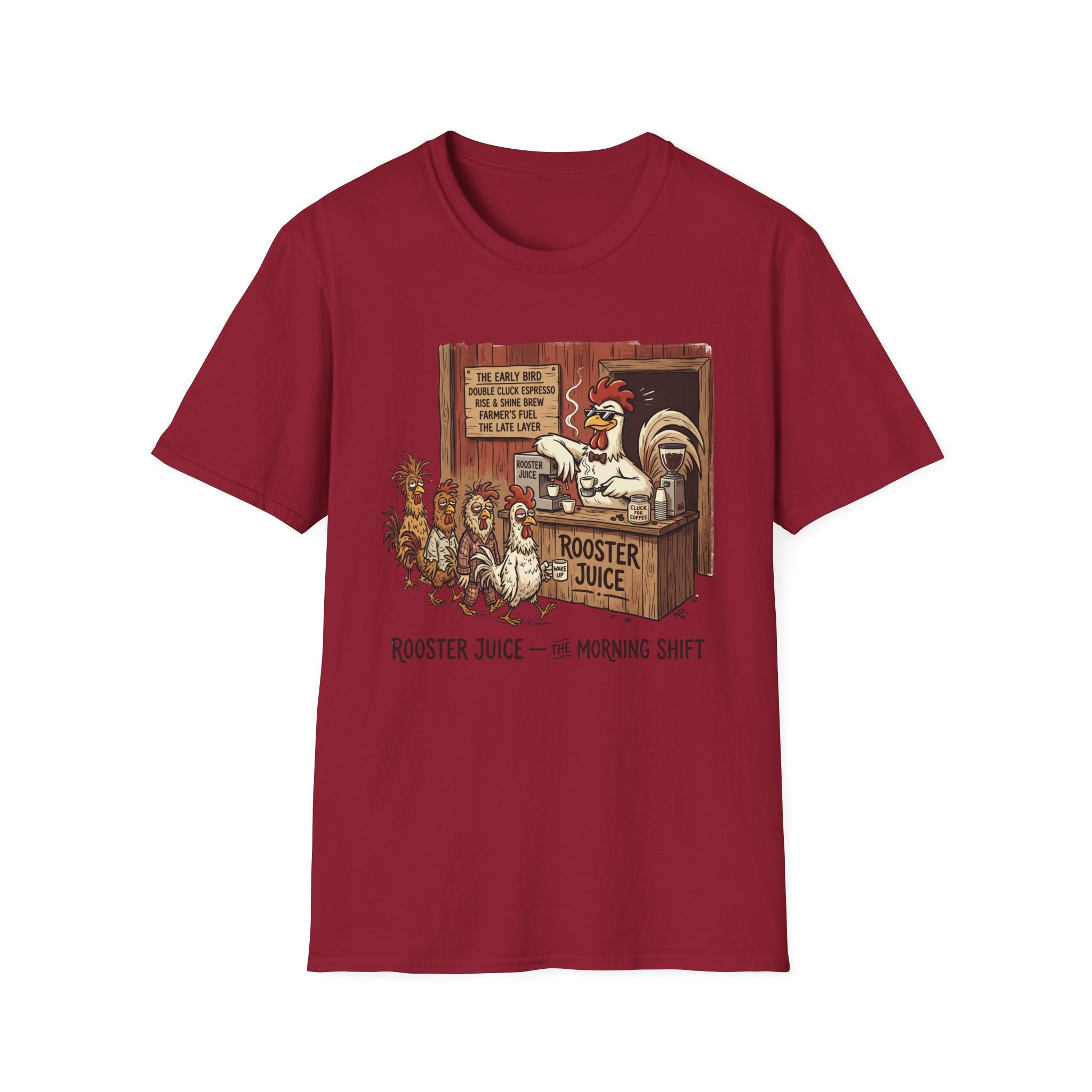 Rooster Juice Morning Shift T‑Shirt