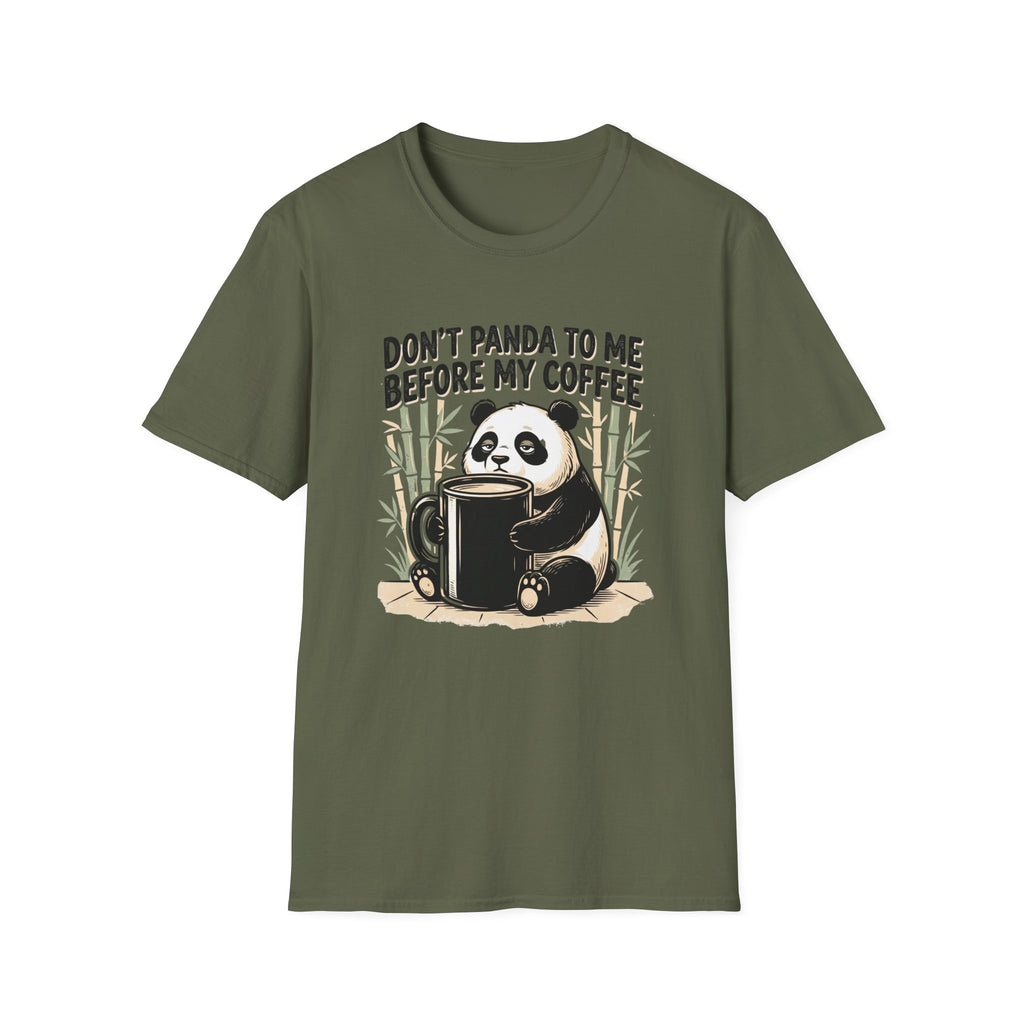 “Don’t Panda To Me Before My Coffee” T-Shirt