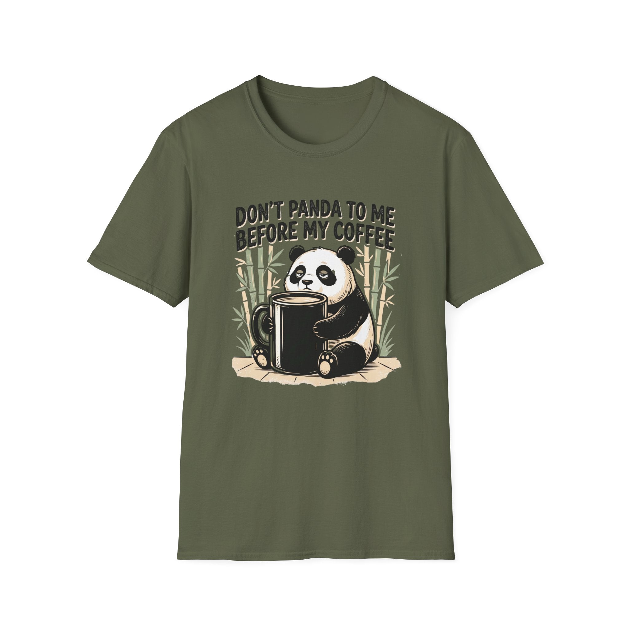 “Don’t Panda To Me Before My Coffee” T-Shirt
