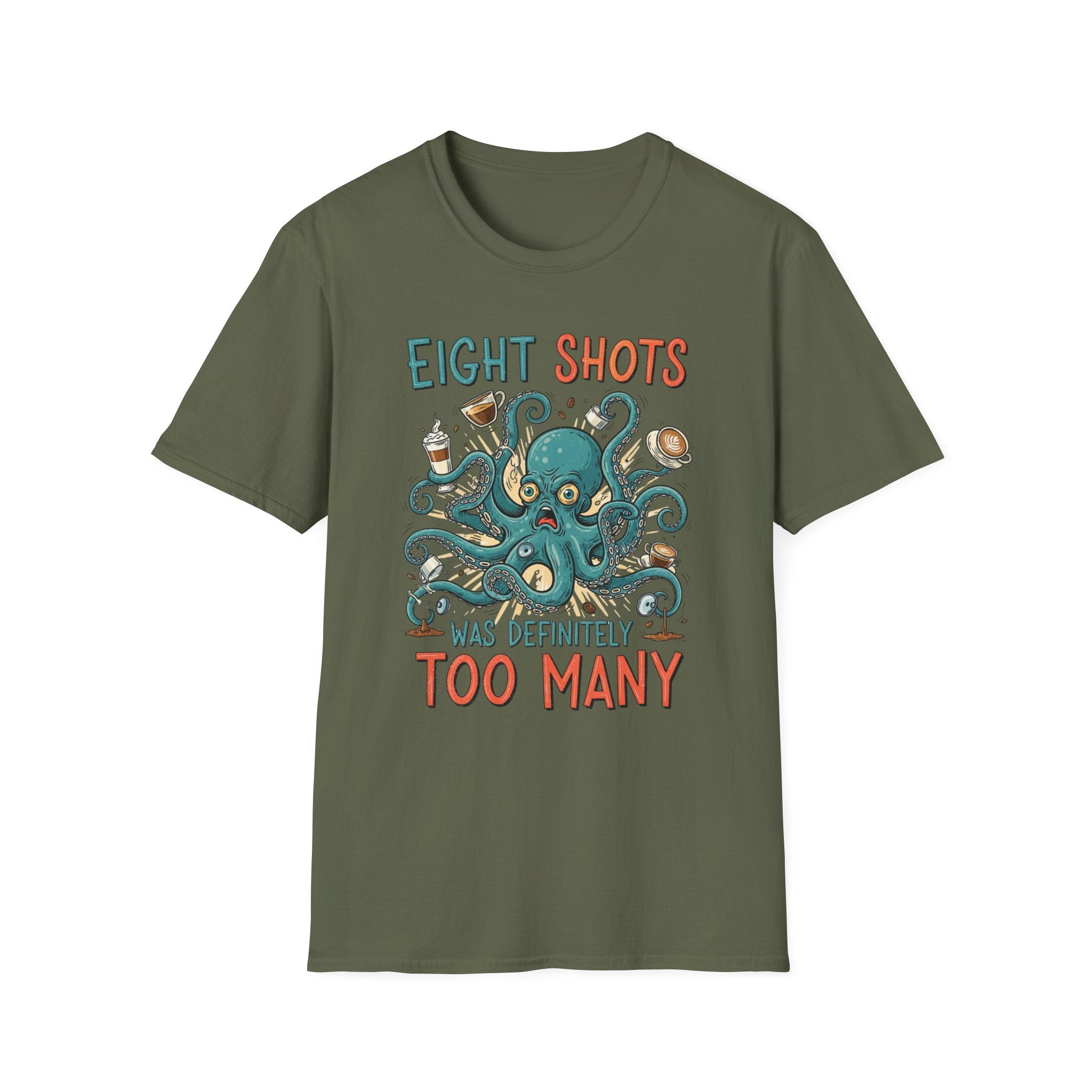Eight Shots Octopus T-Shirt