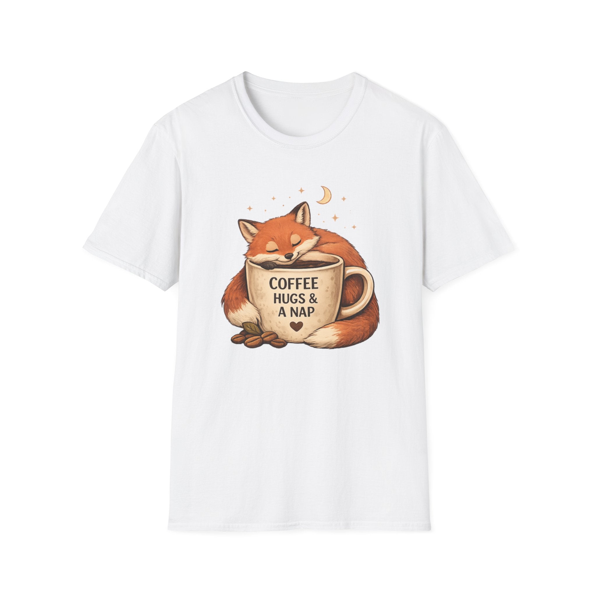 Coffee, Hugs & Nap Fox T-Shirt