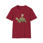 Turtle Carrying Iced Coffee T-Shirt