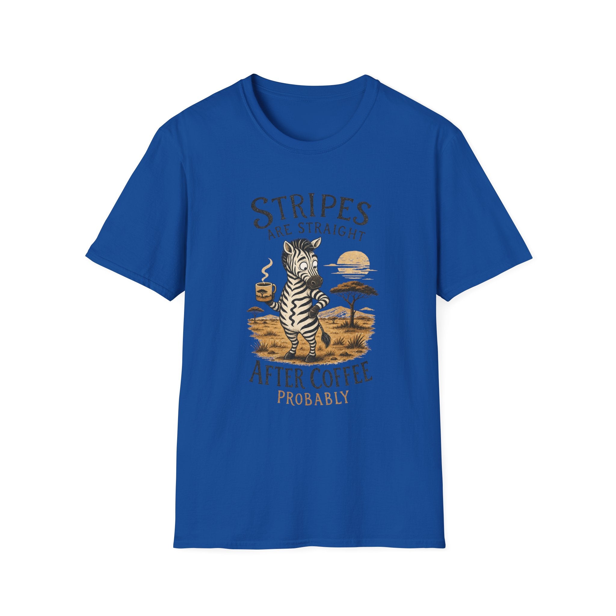 Zebra ‘Stripes Are Straight' T‑Shirt