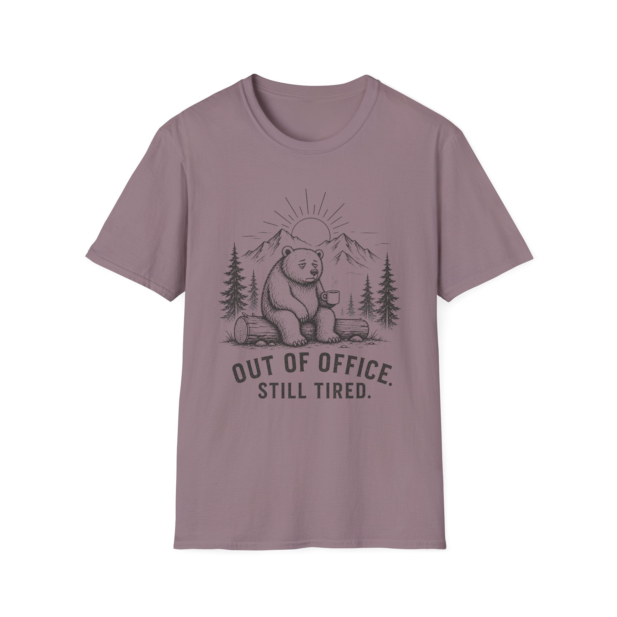 Out of Office, Tired Bear-T-Shirt