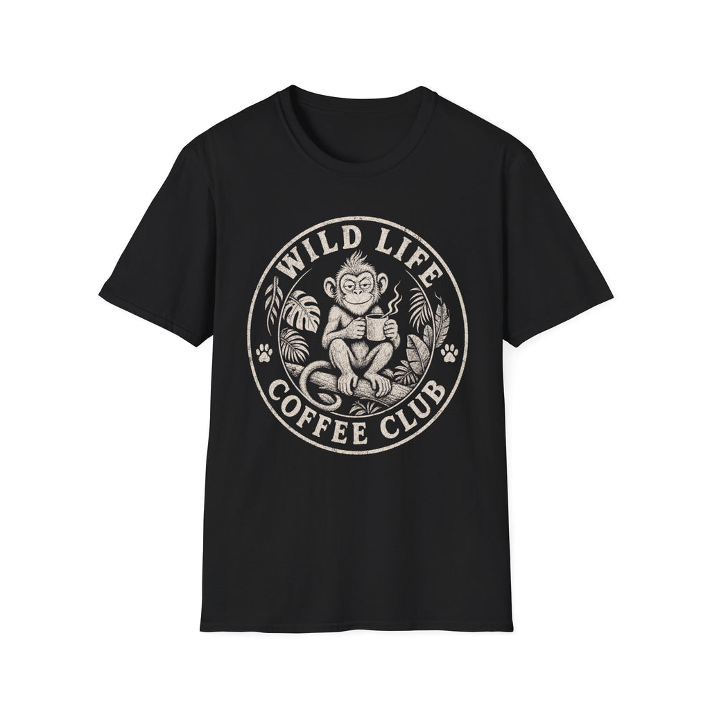 Wild Life Coffee Monkey T-Shirt