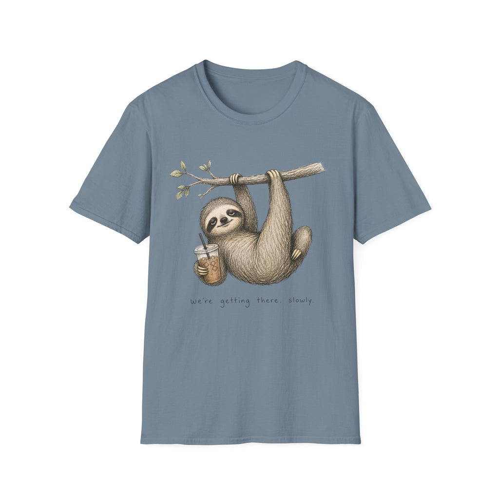 Sloth Hanging with Coffee T‑Shirt