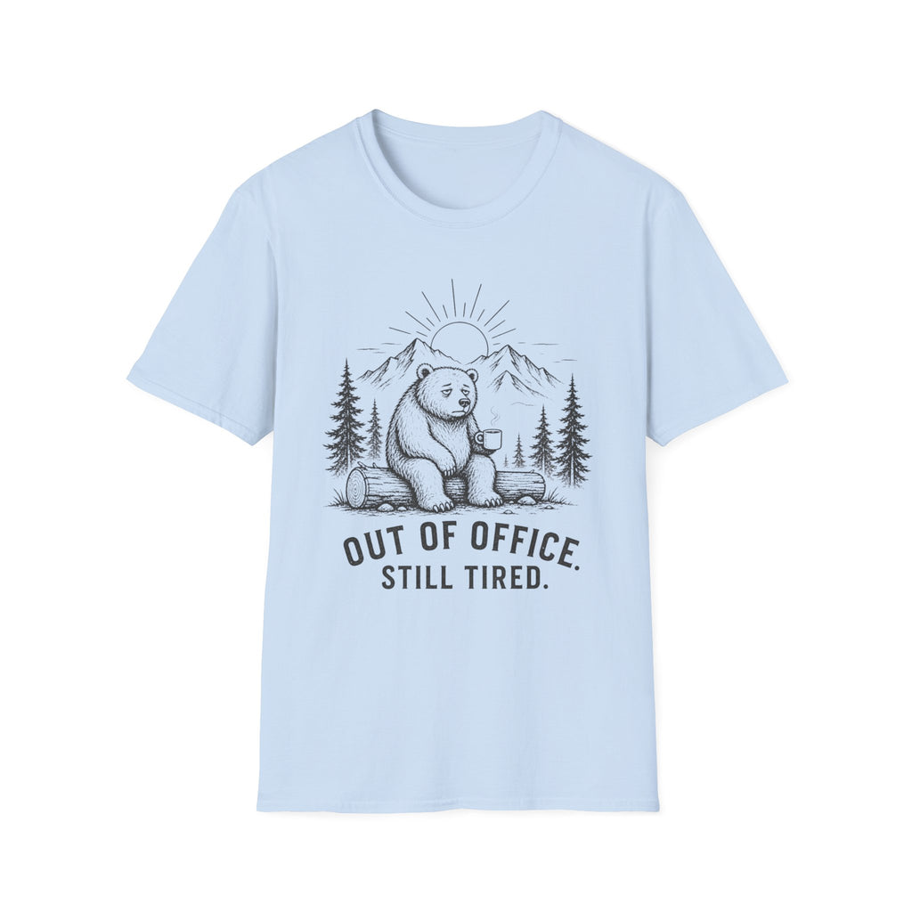 Out of Office, Tired Bear-T-Shirt