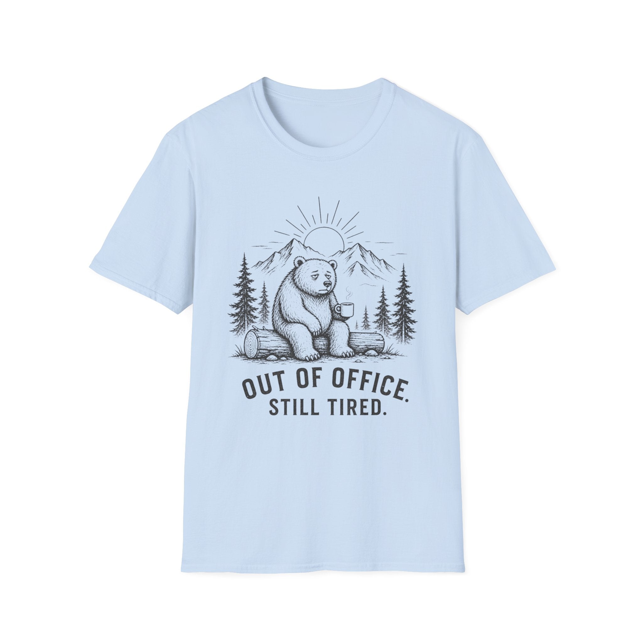 Out of Office, Tired Bear-T-Shirt