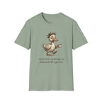 Duck Drinking Coffee T-Shirt