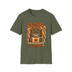 Caffeine First Cat T-Shirt