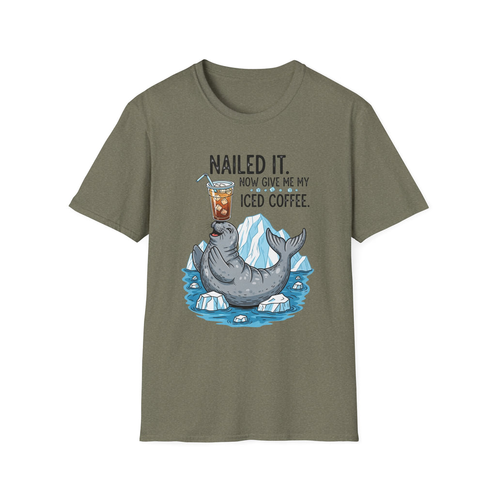 Nailed It Seal Iced Coffee T-Shirt