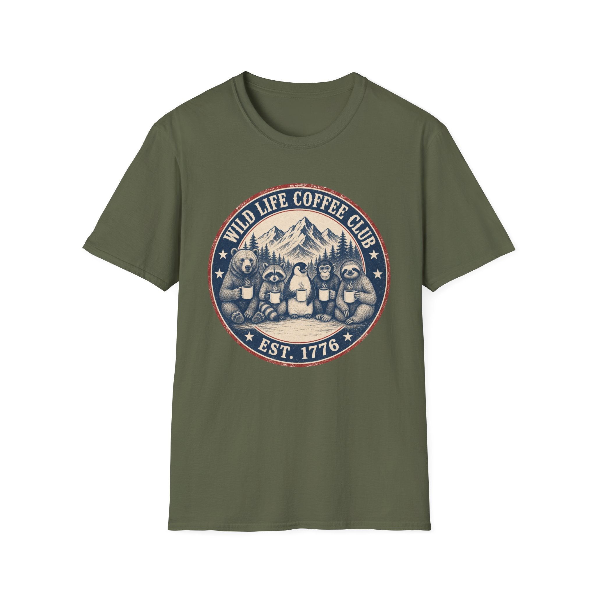 Wild Life Coffee Club 1776 T-Shirt