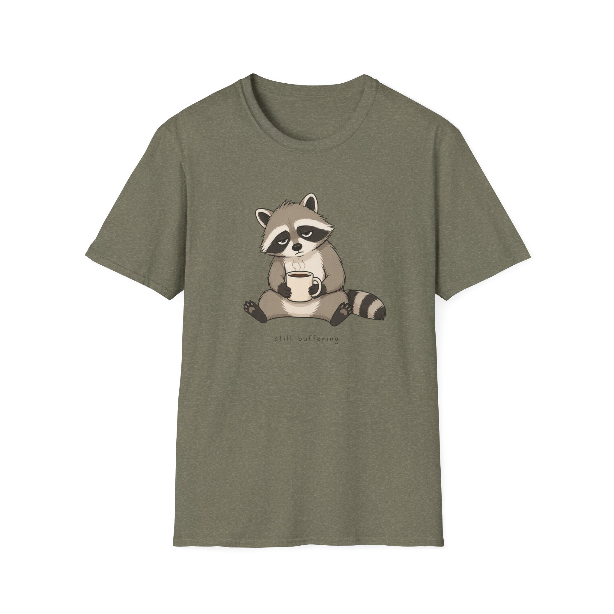 Raccoon Still Buffering T-Shirt