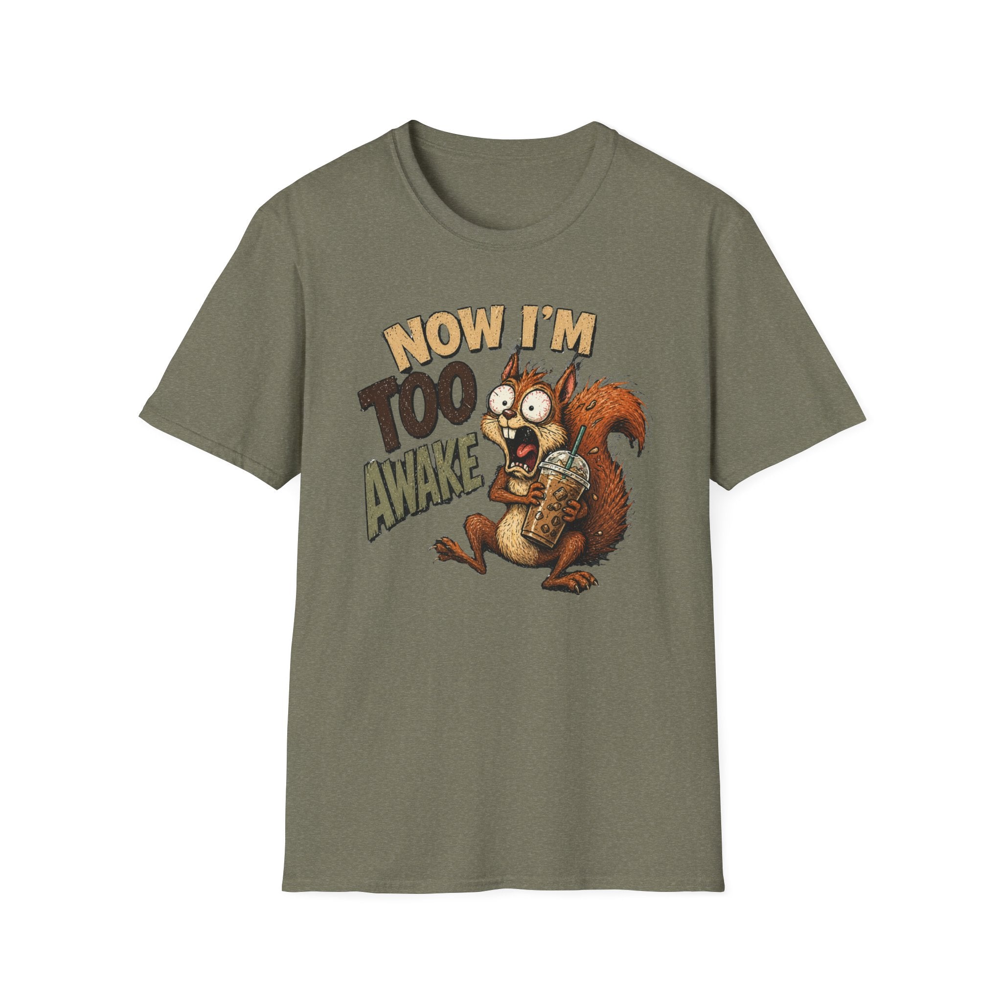 Too Awake Squirrel T-Shirt