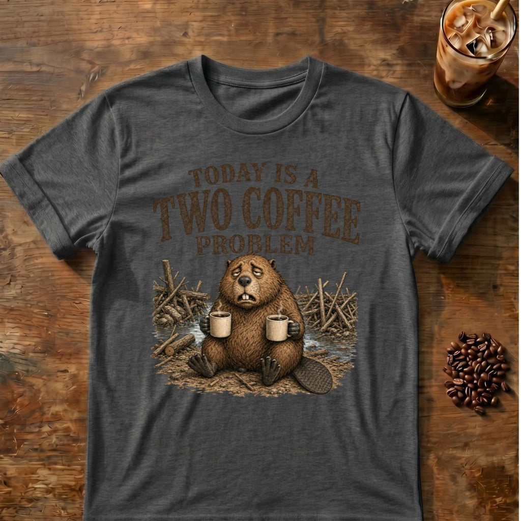 Today Is A Two Coffee Problem Beaver T-Shirt