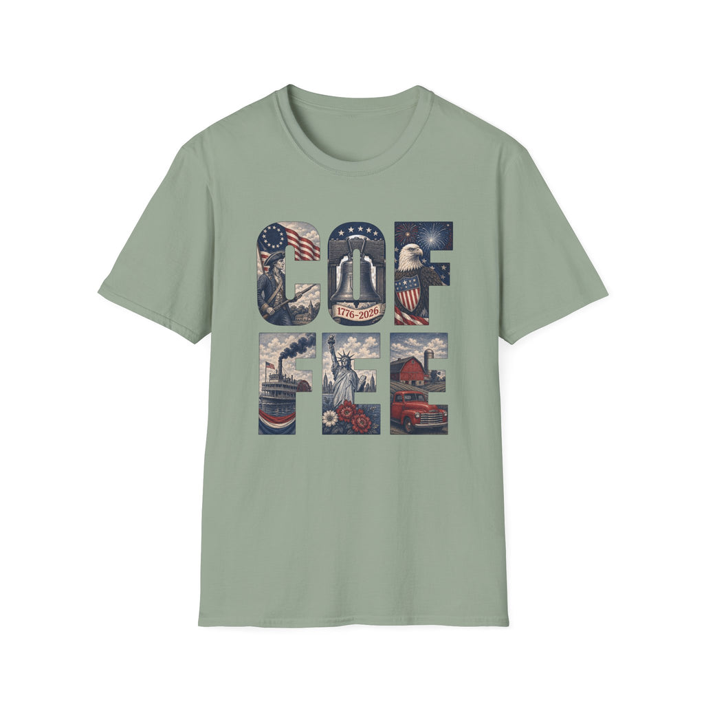 Coffee Patriotic USA T‑Shirt