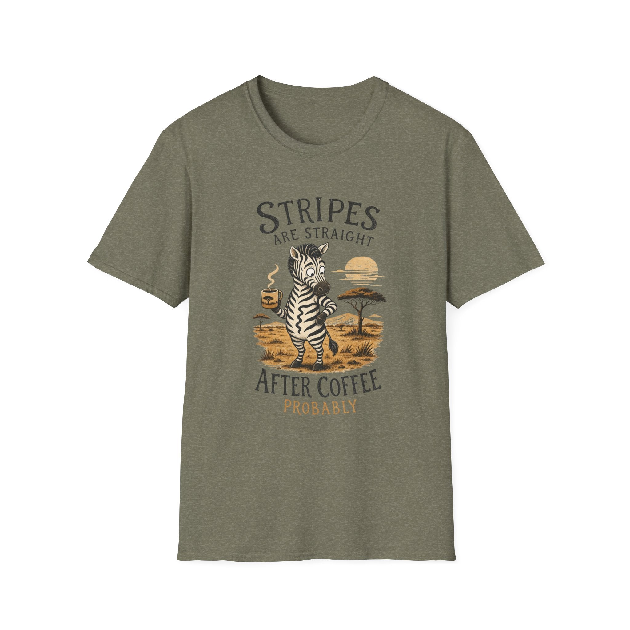 Zebra ‘Stripes Are Straight' T‑Shirt