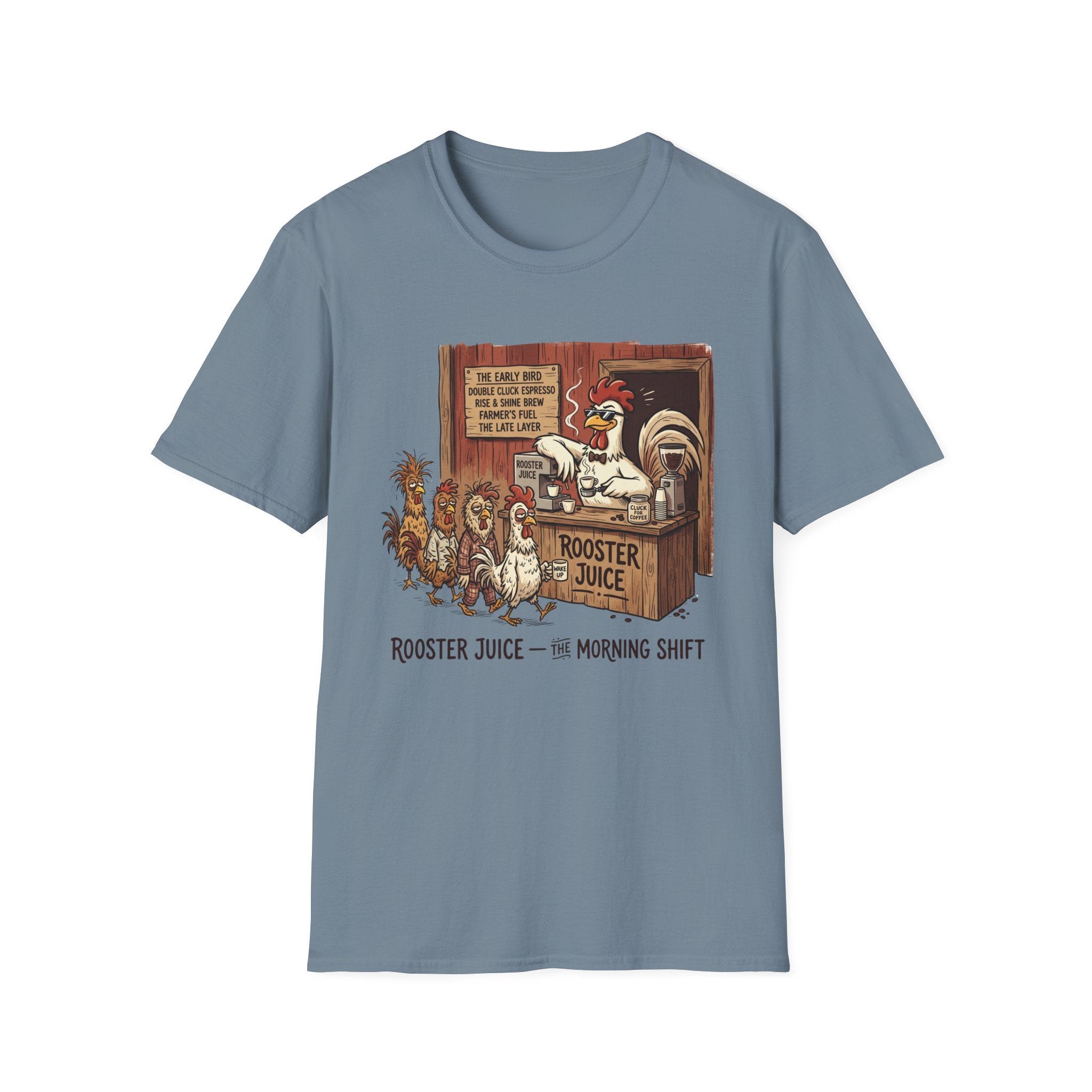Rooster Juice Morning Shift T‑Shirt