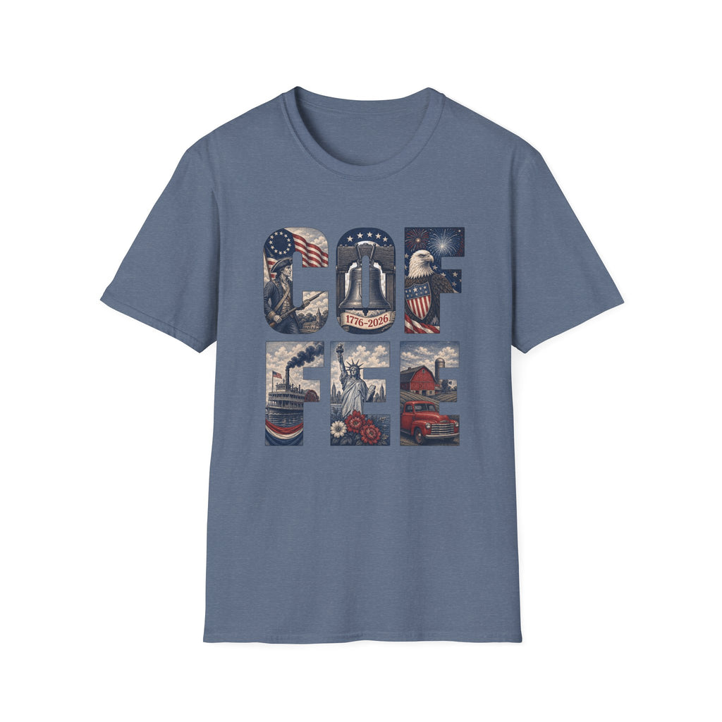 Coffee Patriotic USA T‑Shirt