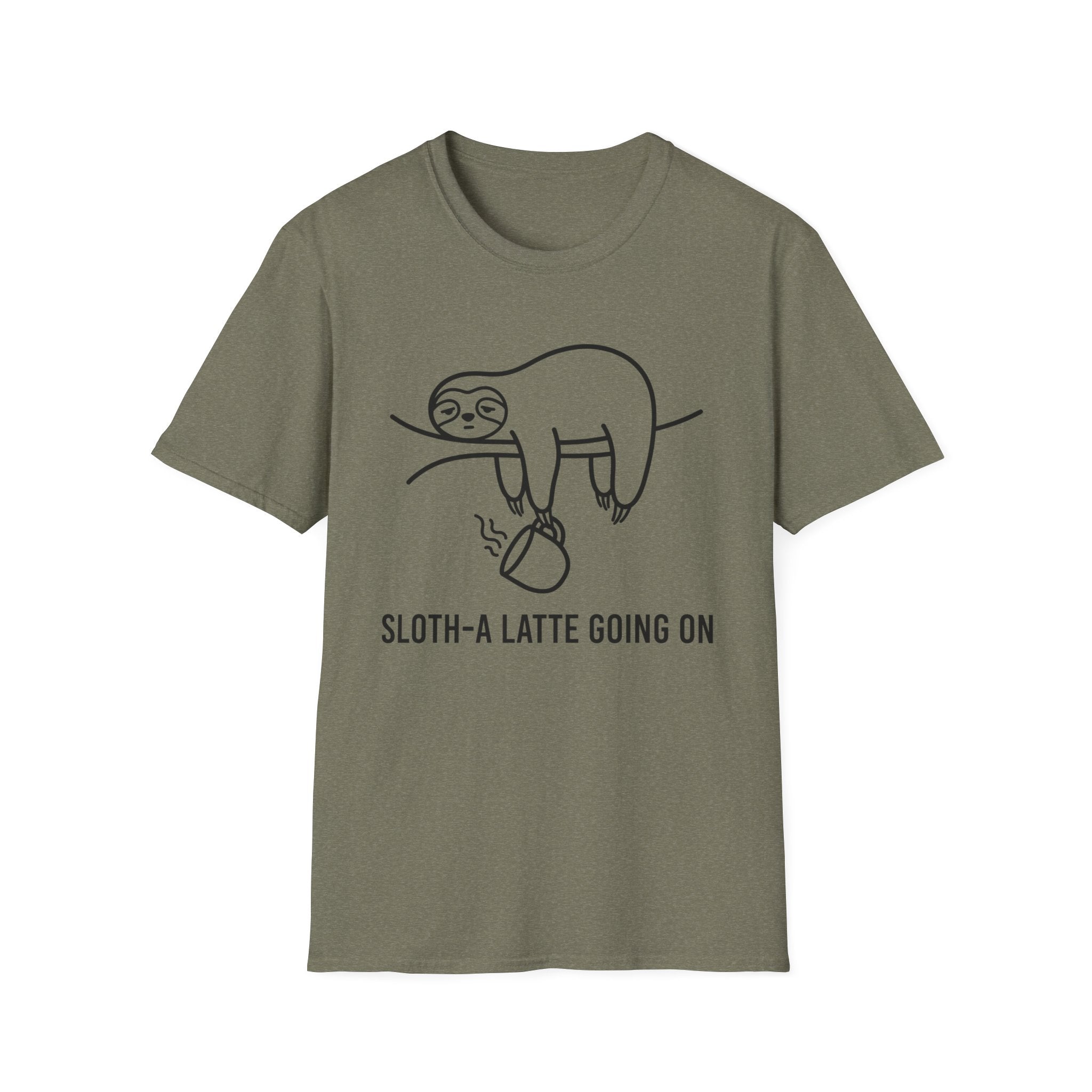 Sloth-A Latte Going On T-Shirt