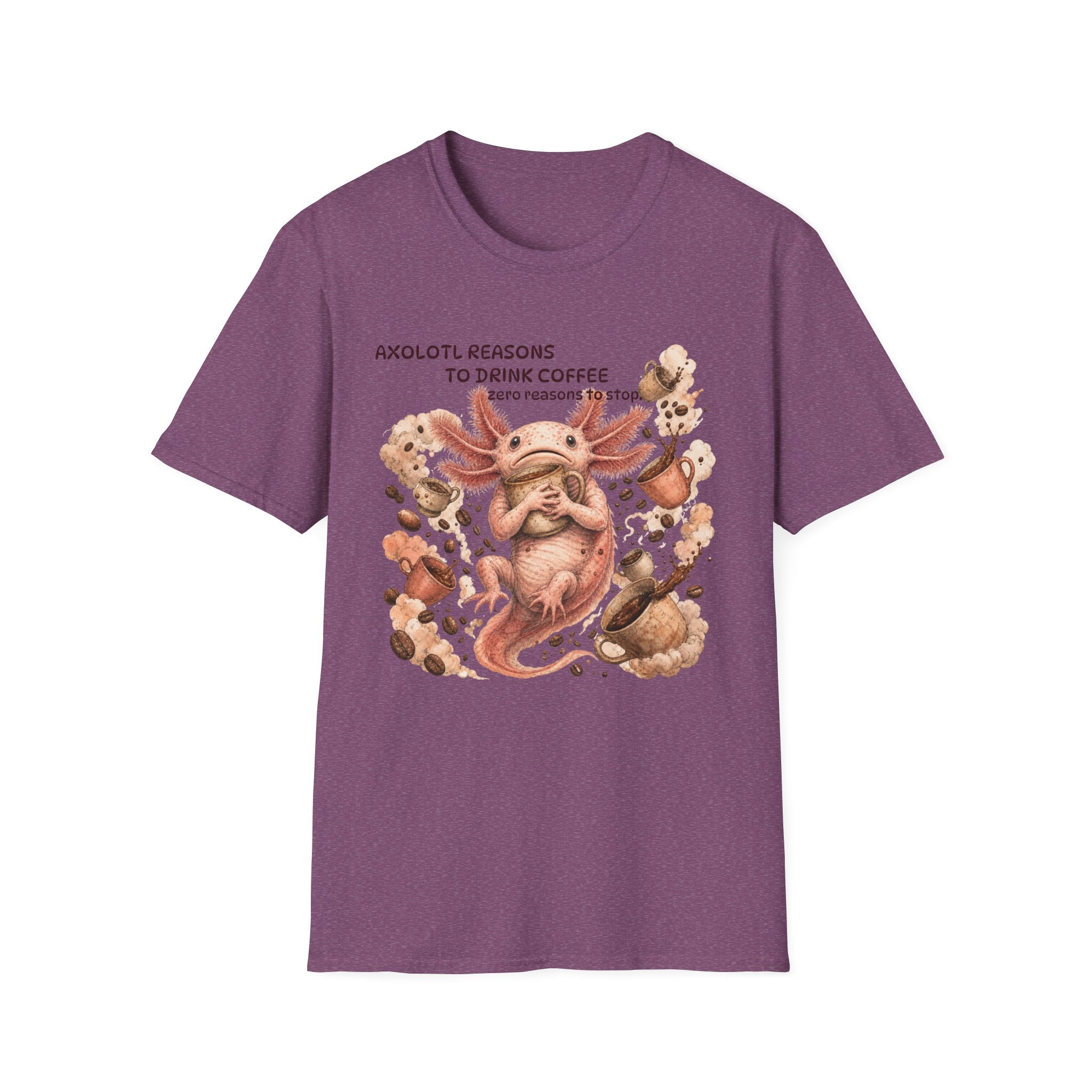 Axolotl Reasons Coffee T‑Shirt