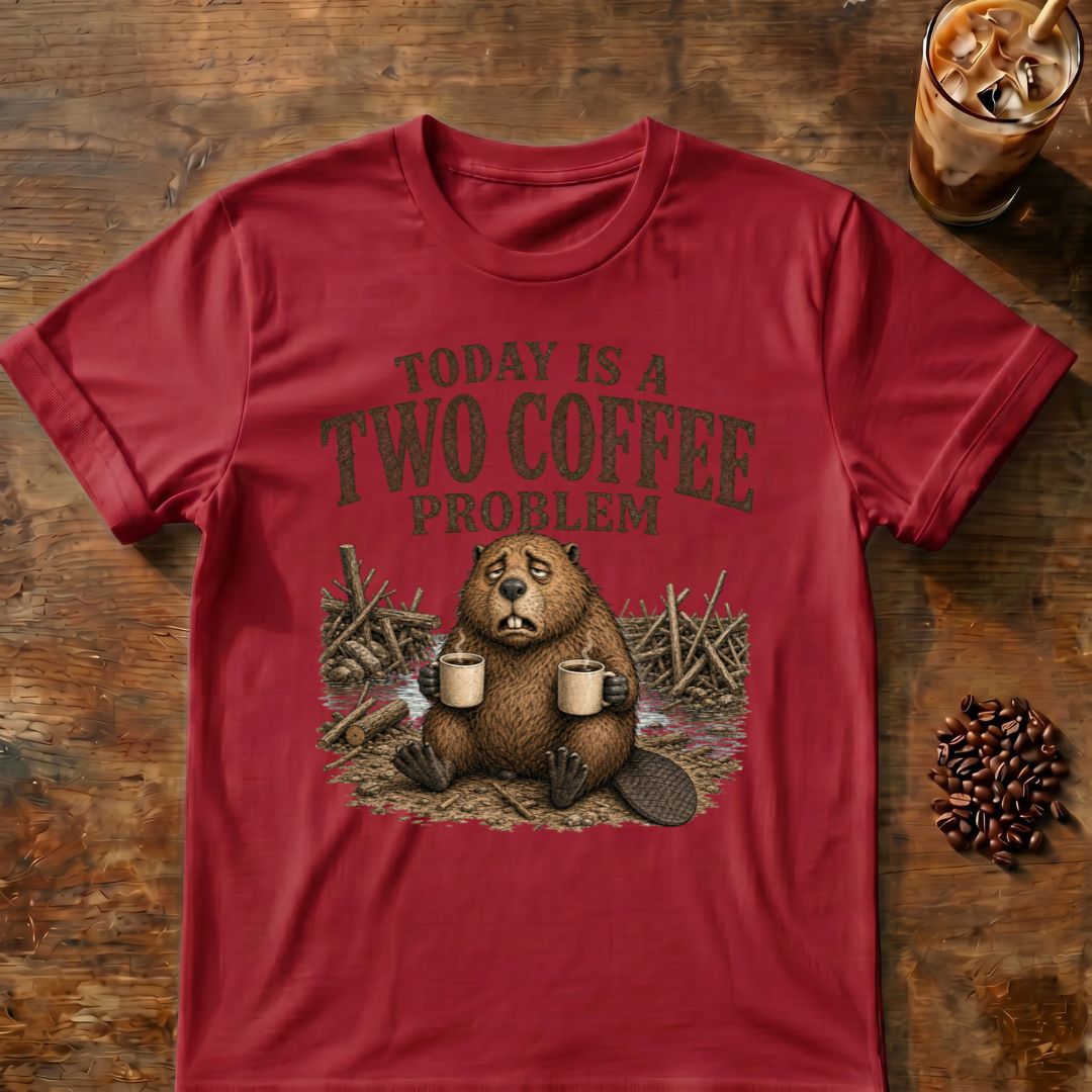 Today Is A Two Coffee Problem Beaver T-Shirt