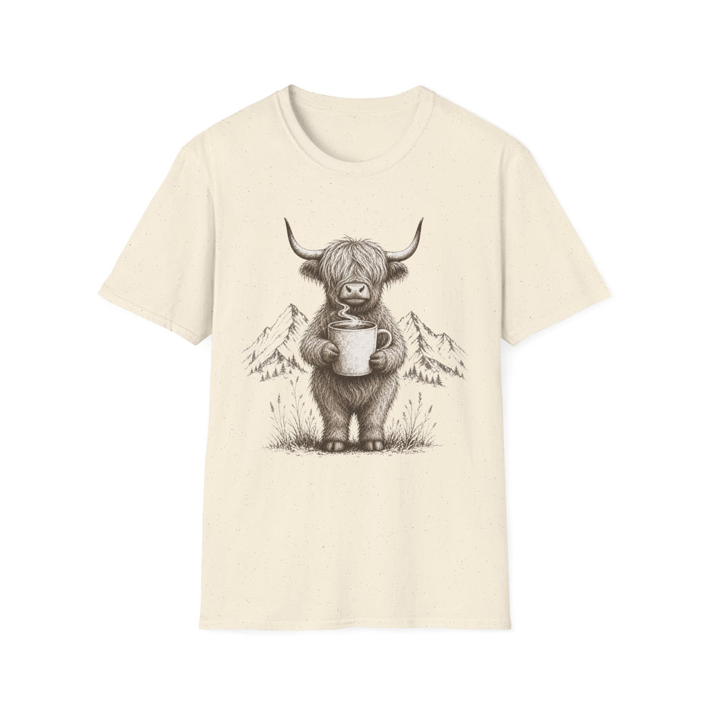 Highland Cow Coffee T-Shirt