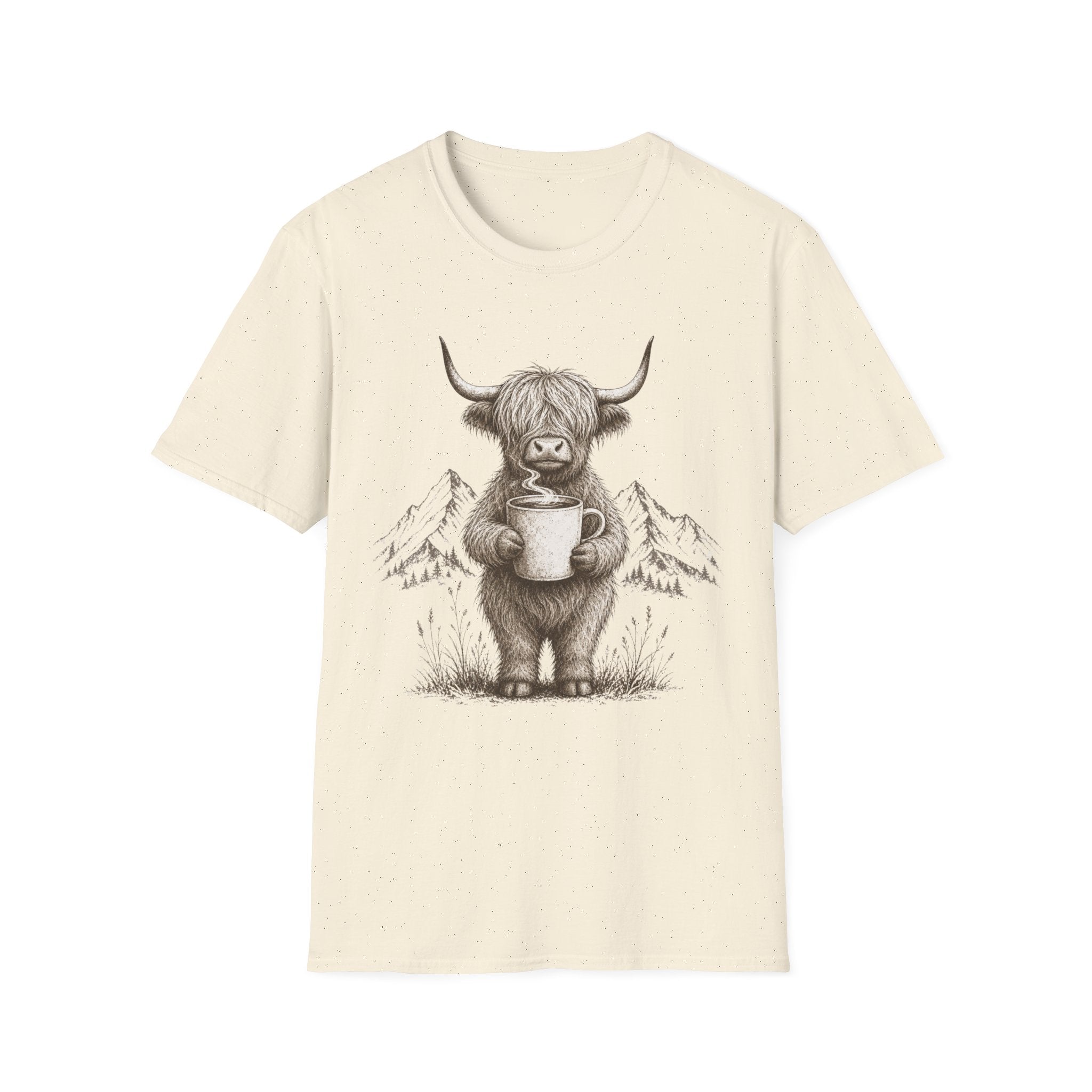 Highland Cow Coffee T-Shirt